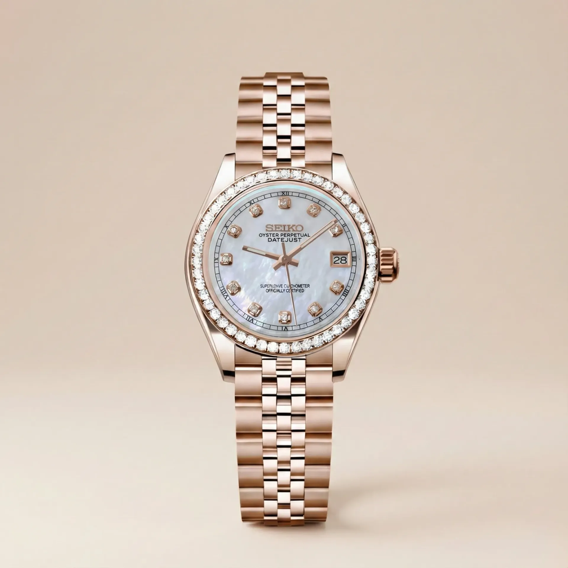 Seiko Mod Kadın Serisi – Otomatik Mekanizma & Jubilee Kordon