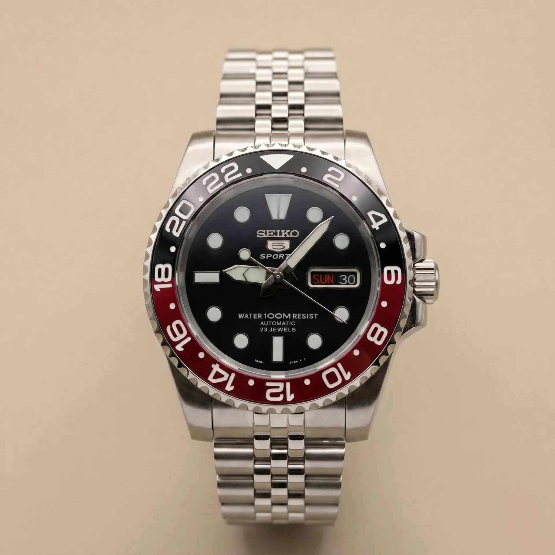 Seiko Mod "Coca-Cola" Edition – Özel Tasarım Kırmızı/Siyah Bezel