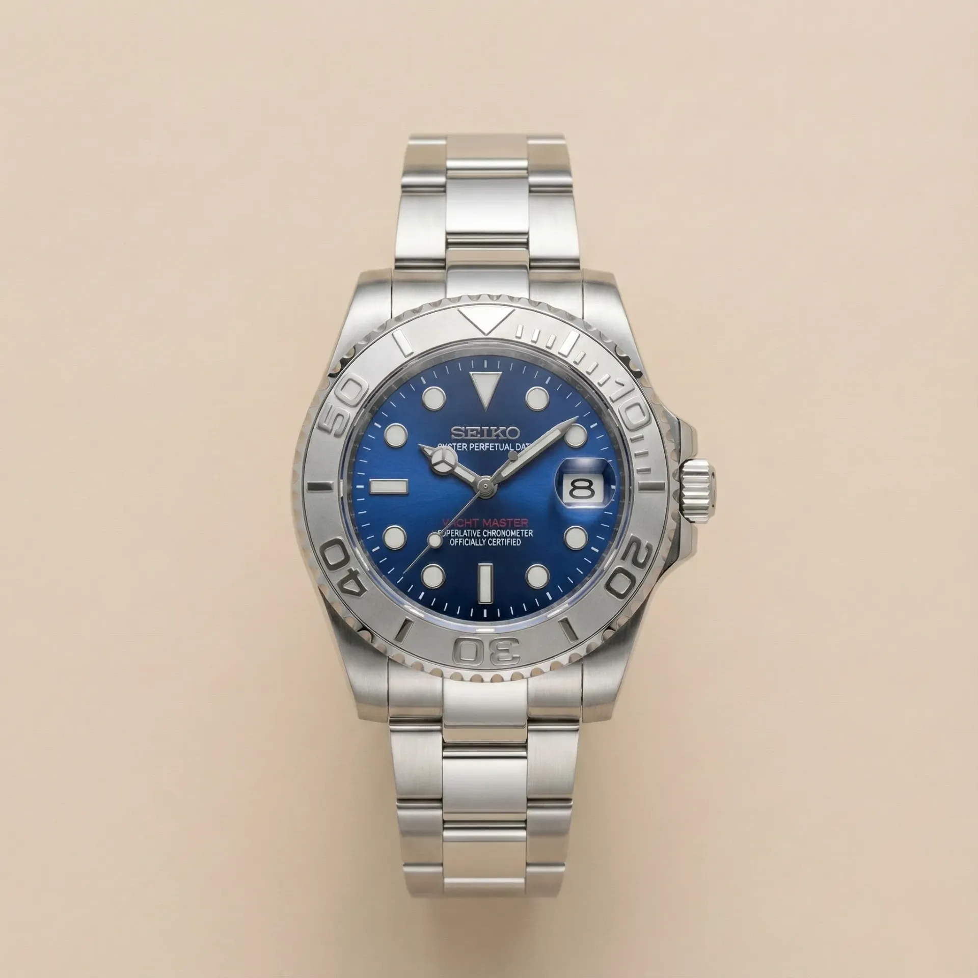 Seiko Mod Yacht Edition – Paslanmaz Çelik ve Safir Cam (NH35)