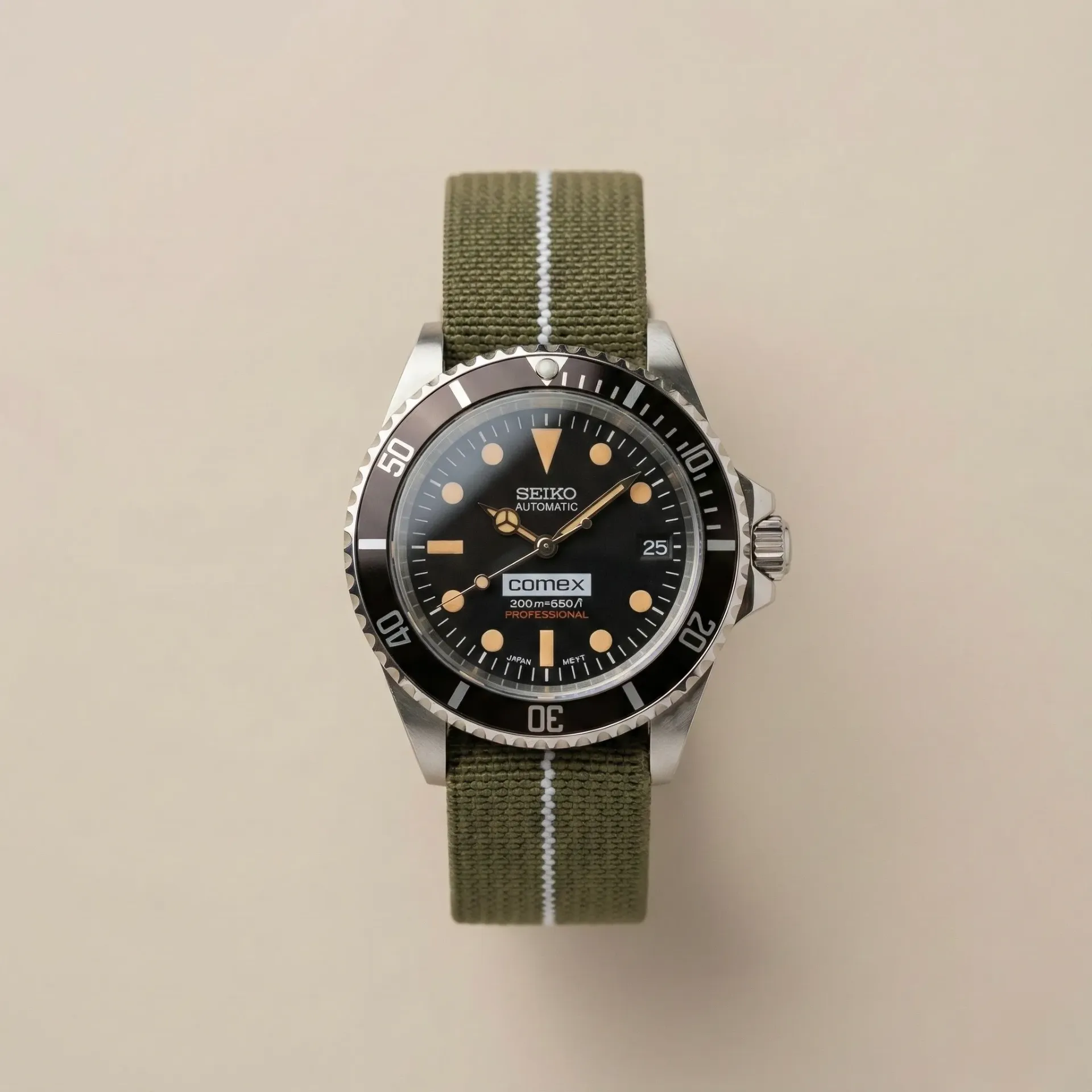Seiko Mod Submariner "COMEX" Edition – Vintage Kadran (NH35)