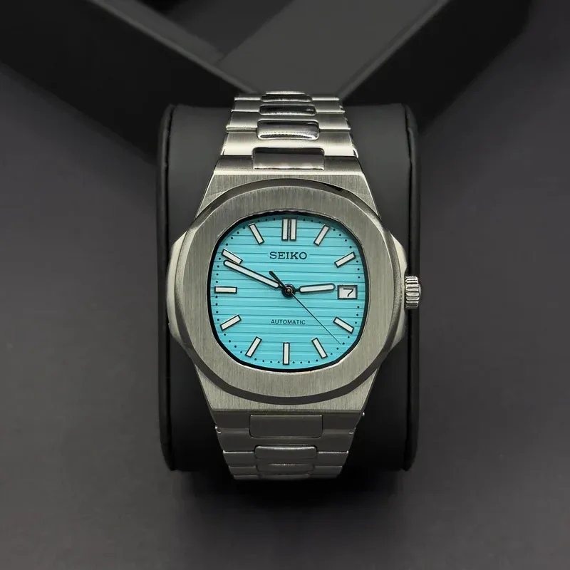 Seiko Mod Nautilus Edition – Entegre Çelik Tasarım & Safir Cam