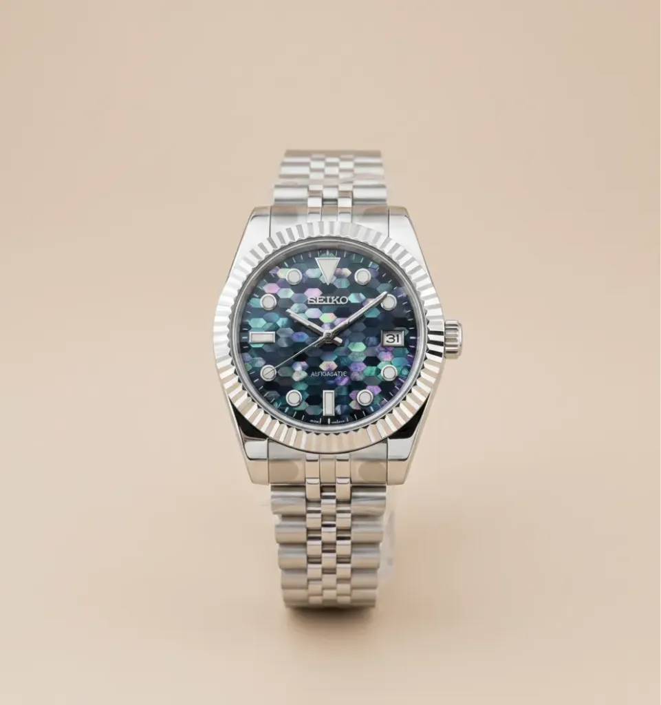 Seiko Mod Art Edition – Yanardöner Mozaik Kadran ve Tırtıklı Bezel