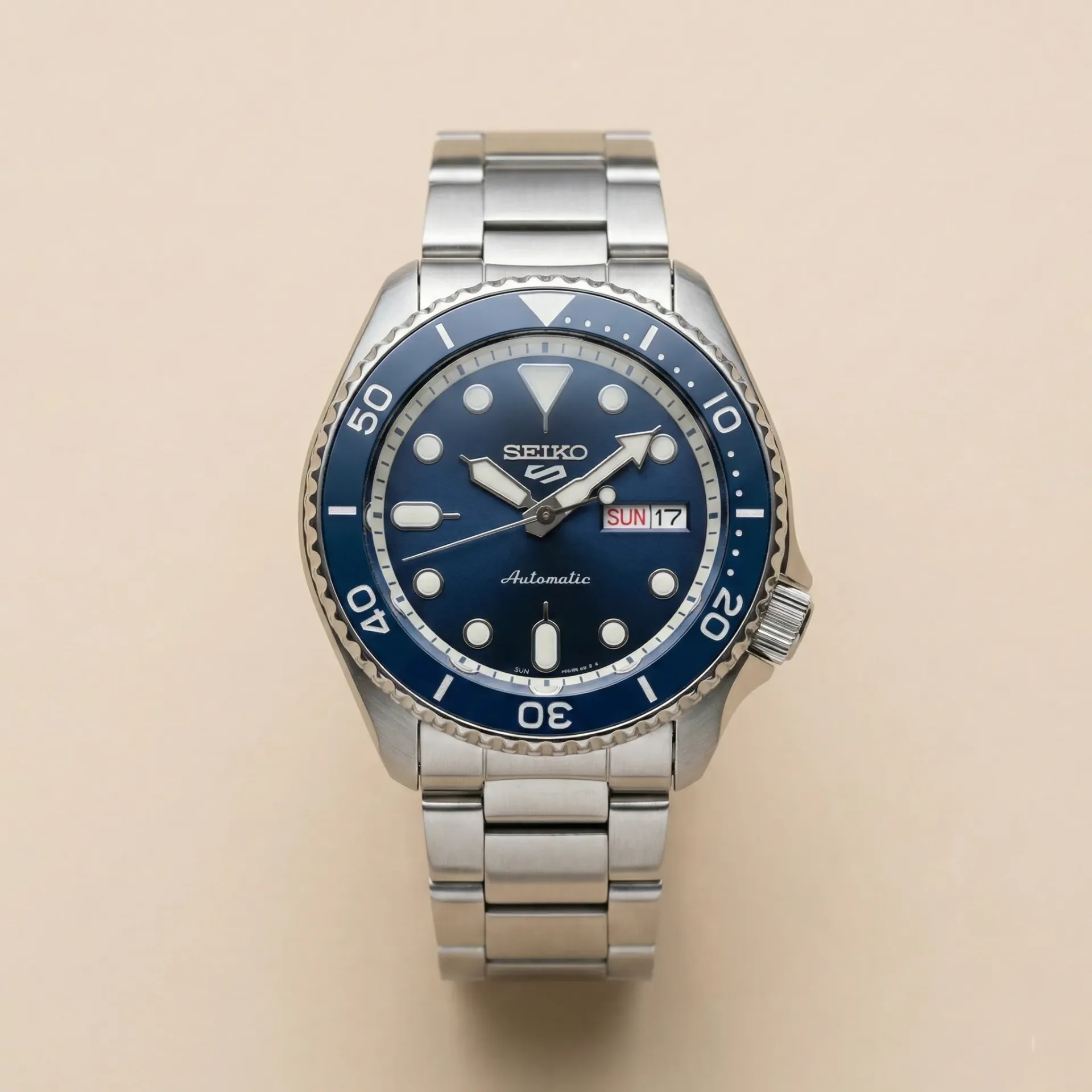 Seiko Mod 5 Sports Style – Ocean Blue Dial and Steel Case (NH36)